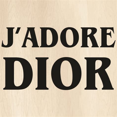 j adore dior font